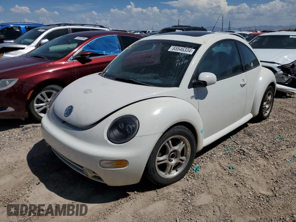 2001 Volkswagen Beetle GLX z VIN 3VWDD21C71M435250, wystawiony jako Copart lot #65546334 z przebiegiem 189 542 mil mil oraz Szkoda całkowita • Salvage title. Historia ofert i sprzedaży dostępna na DreamBid. Obrazek 1.