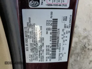 2011 Ford Fusion SE with VIN 3FAHP0HA2BR112514, listed as a Copart auction lot 51385215 with 176,491 mi miles and Salvage Title. Bid and sale history available at carsss.com. Image 14.