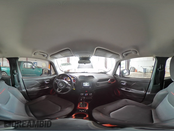 2015 Jeep Renegade Trailhawk with VIN ZACCJBCT8FPB78351, listed as a Copart auction lot 64036095 with 127,784 mi miles and Salvage title. Bid and sale history available at DreamBid. Image 16.