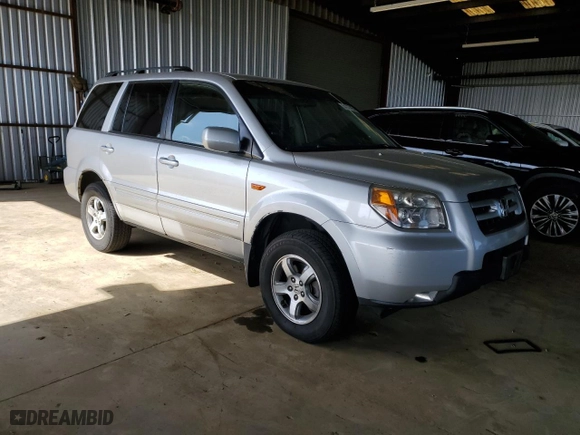 2007 Honda Pilot EX-L with VIN 5FNYF28747B045341, listed as a Copart auction lot 54277495 with 312,385 mi miles and Clean Title. Bid and sale history available at carsss.com. Image 4.