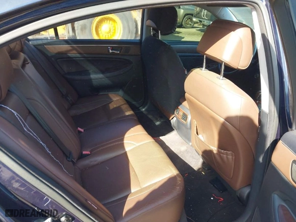 2009 Hyundai Genesis with VIN KMHGC46EX9U017017, listed as a IAAI auction lot 41753263 with 252,200 mi miles. Bid and sale history available at carsss.com. Image 8.