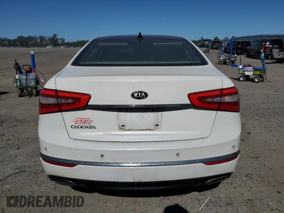 2014 Kia Cadenza Premium with VIN KNALN4D75E5128822, listed as a Copart auction lot 75172014 with 156,736 mi miles and Salvage Title. Bid and sale history available at carsss.com. Image 6.
