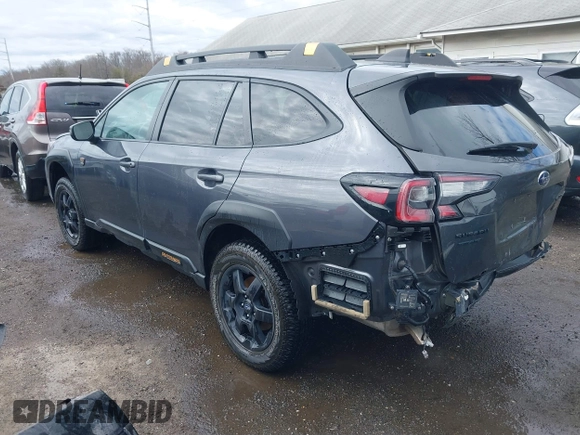 2023 Subaru Outback Wilderness with VIN 4S4BTGUD9P3206122, listed as a IAAI auction lot 41693901 with 25,582 mi miles and . Bid and sale history available at DreamBid. Image 3.