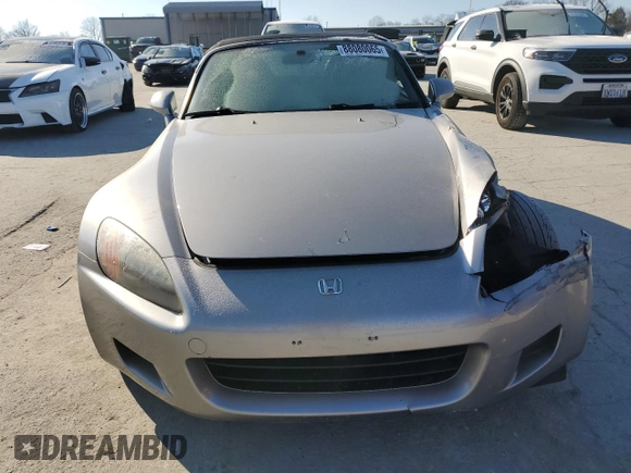 2001 Honda S2000 z VIN JHMAP11441T000038, wystawiony jako Copart lot #88080065 z przebiegiem Nie podano mil oraz Szkoda całkowita • Salvage title. Historia ofert i sprzedaży dostępna na DreamBid. Obrazek 5.