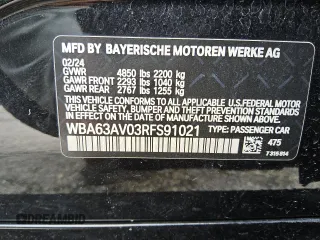 2024 BMW 4 Series 430i with VIN WBA63AV03RFS91021, listed as a Copart auction lot 56604575 with 30,431 mi miles and Clean title. Bid and sale history available at DreamBid. Image 12.