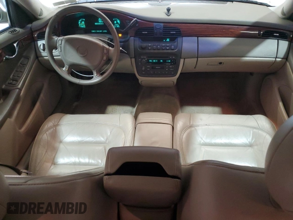 2003 Cadillac DeVille with VIN 1G6KD54Y23U194654, listed as a Copart auction lot 53878435 with 77,451 mi miles and Salvage Title. Bid and sale history available at carsss.com. Image 8.