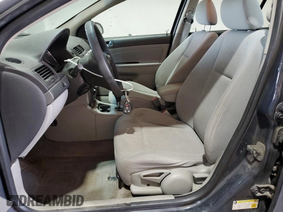 2008 Chevrolet Cobalt LT with VIN 1G1AL58F287280548, listed as a Copart auction lot 53942585 with 104,920 mi miles and Salvage Title. Bid and sale history available at DreamBid. Image 7.
