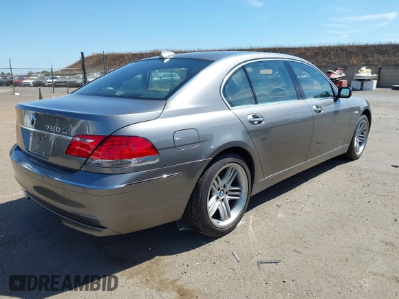 2008 BMW 7 Series 760Li with VIN WBAHN03588DD98977, listed as a IAAI auction lot 42836897 with 147,612 mi miles and . Bid and sale history available at DreamBid. Image 4.