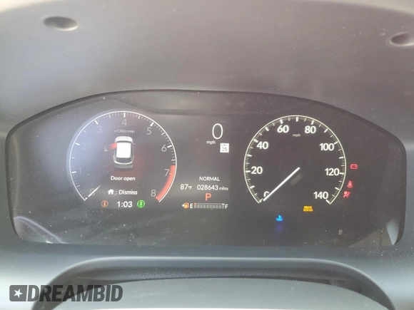 2024 Honda HR-V Sport z VIN 3CZRZ2H50RM711081, wystawiony jako Copart lot #62777205 z przebiegiem 28 643 mil mil oraz Szkoda całkowita • Salvage title. Historia ofert i sprzedaży dostępna na DreamBid. Obrazek 9.