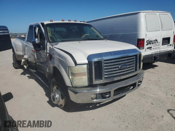 2010 Ford F-350 XL with VIN 1FTWW3DR1AEB32563, listed as a Copart auction lot 80013484 with 187,978 mi miles and Salvage title. Bid and sale history available at DreamBid. Image 4.