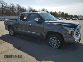 2022 Toyota Tundra 1794 Edition with VIN 5TFMA5DBXNX051060, listed as a Copart auction lot 50663135 with 27,635 mi miles and Salvage title. Bid and sale history available at DreamBid. Image 4.