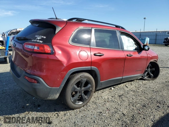 2017 Jeep Cherokee Sport with VIN 1C4PJLABXHW654803, listed as a Copart auction lot 46879225 with 138,377 mi miles and Salvage title. Bid and sale history available at DreamBid. Image 3.