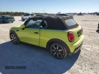 2023 MINI Convertible Cooper S with VIN WMW43DL08P3P98331, listed as a Copart auction lot 83066204 with 0 mi miles and Clean Title. Bid and sale history available at carsss.com. Image 2.