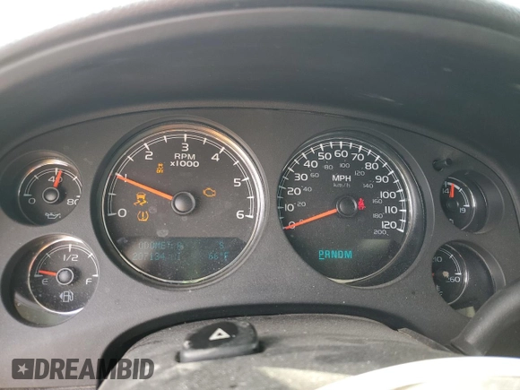 2014 Chevrolet Suburban LT with VIN 1GNSKJE7XER225339, listed as a Copart auction lot 53318195 with 207,134 mi miles and Salvage Title. Bid and sale history available at DreamBid. Image 9.