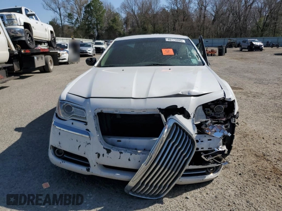 2014 Chrysler 300 with VIN 2C3CCAEG5EH375311, listed as a Copart auction lot 48773995 with 197,547 mi miles and Salvage Title. Bid and sale history available at carsss.com. Image 5.