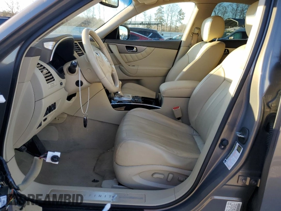 2014 Infiniti QX70 with VIN JN8CS1MU8EM451000, listed as a Copart auction lot 88303945 with 158,966 mi miles and Salvage Title. Bid and sale history available at DreamBid. Image 7.