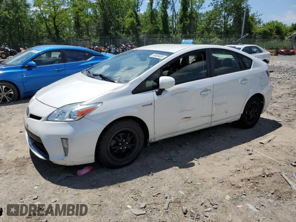 2014 Toyota Prius Four z VIN JTDKN3DU7E1754300, wystawiony jako Copart lot #56689485 z przebiegiem 184 175 mil mil oraz Czysty tytuł • Clean title. Historia ofert i sprzedaży dostępna na DreamBid. Obrazek 1.