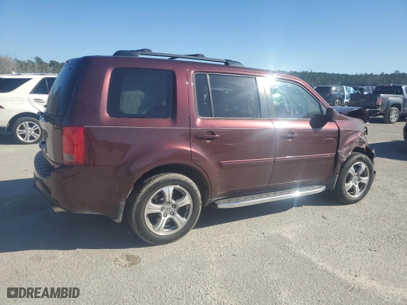 2013 Honda Pilot EX-L with VIN 5FNYF3H58DB040000, listed as a Copart auction lot 48461535 with 110,150 mi miles and Salvage Title. Bid and sale history available at carsss.com. Image 3.