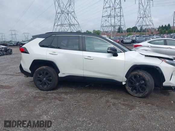 2022 Toyota RAV4 Hybrid XSE with VIN 4T3E6RFV6NU084601, listed as a IAAI auction lot 42377887 with 81,084 mi miles and . Bid and sale history available at DreamBid. Image 13.