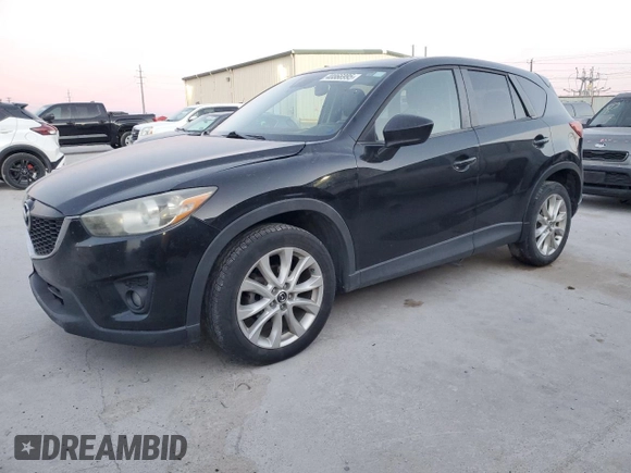 2014 Mazda CX-5 Grand Touring with VIN JM3KE4DY5E0386043, listed as a Copart auction lot 48866995 with 183,626 mi miles and Salvage Title. Bid and sale history available at DreamBid. Image 1.