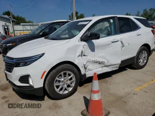 2023 Chevrolet Equinox LT z VIN 3GNAXKEG9PL249001, wystawiony jako Copart lot #54037374 z przebiegiem 16 309 mil mil oraz Szkoda całkowita • Salvage title. Historia ofert i sprzedaży dostępna na DreamBid. Obrazek 1.