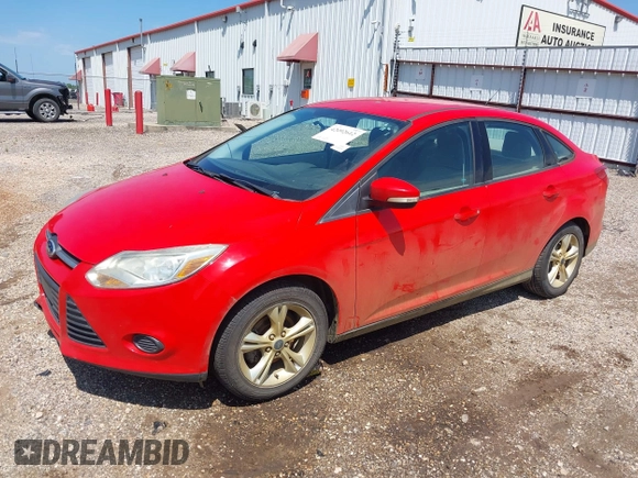 2014 Ford Focus SE with VIN 1FADP3F21EL196436, listed as a IAAI auction lot 42092612 with 159,305 mi miles. Bid and sale history available at carsss.com. Image 2.