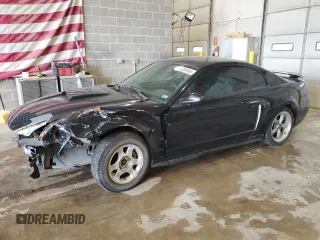 2002 Ford Mustang GT Deluxe with VIN 1FAFP42X02F217304, listed as a Copart auction lot 58209745 with 107,092 mi miles and Salvage title. Bid and sale history available at DreamBid. Image 1.