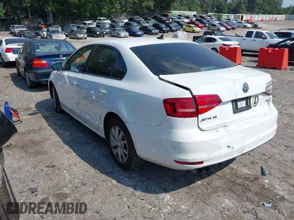 2015 Volkswagen Jetta SE with VIN 3VWD17AJ7FM235397, listed as a IAAI auction lot 40158694 with 205,163 mi miles and . Bid and sale history available at DreamBid. Image 3.