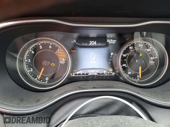 2019 Jeep Cherokee Trailhawk with VIN 1C4PJMBX8KD314746, listed as a Copart auction lot 51801135 with 124,281 mi miles and Salvage title. Bid and sale history available at DreamBid. Image 9.