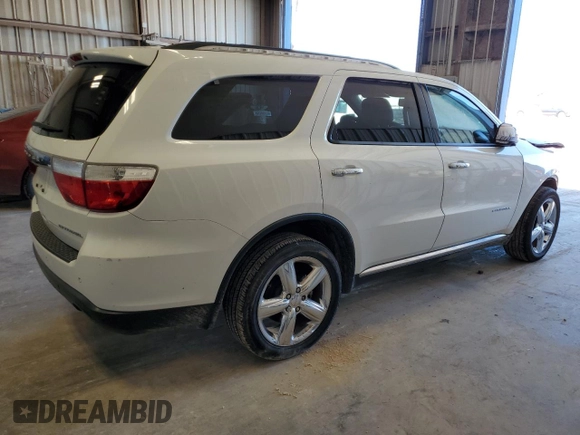 2013 Dodge Durango Citadel with VIN 1C4RDHEG3DC690783, listed as a Copart auction lot 69484024 with 158,283 mi miles and Salvage title. Bid and sale history available at DreamBid. Image 3.