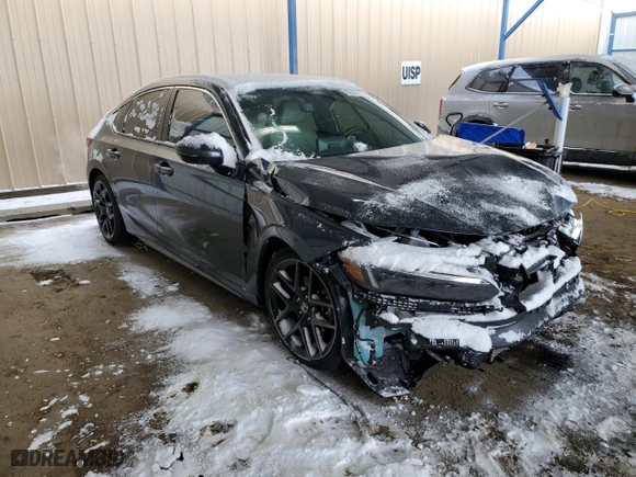 2024 Honda Civic Hatchback Sport Touring with VIN 19XFL1H87RE001670, listed as a Copart auction lot 45103195 with 21,470 mi miles and Salvage Title. Bid and sale history available at carsss.com. Image 4.