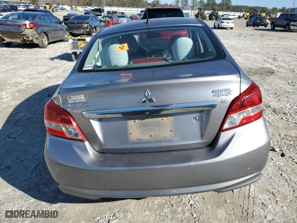 2017 Mitsubishi Mirage G4 SE with VIN ML32F4FJ9HHF18092, listed as a Copart auction lot 88607355 with 118,971 mi miles and Salvage Title. Bid and sale history available at carsss.com. Image 6.