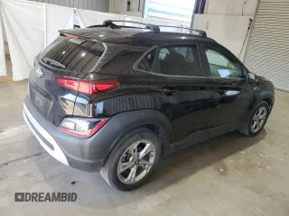 2022 Hyundai Kona SEL with VIN KM8K62AB4NU820788, listed as a Copart auction lot 50094145 with 81,683 mi miles and Salvage Title. Bid and sale history available at DreamBid. Image 3.