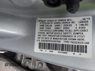 2014 Honda Civic Sedan EX with VIN 2HGFB2F87EH547056, listed as a IAAI auction lot 40908800 with 119,313 mi miles. Bid and sale history available at carsss.com. Image 9.