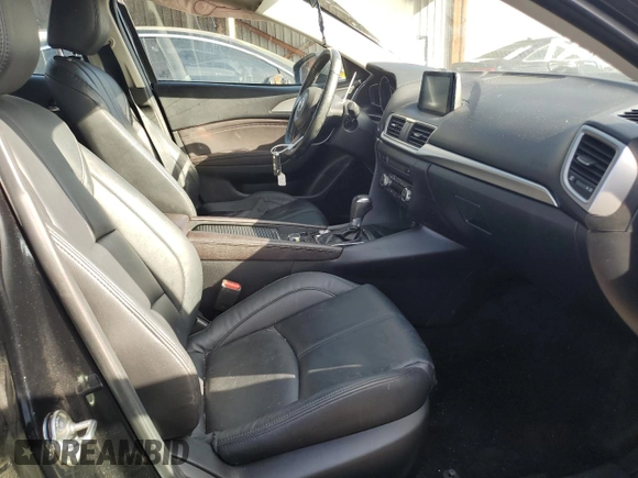 2017 Mazda 3 Touring with VIN 3MZBN1L7XHM102386, listed as a Copart auction lot 48802165 with 128,404 mi miles and Salvage Title. Bid and sale history available at carsss.com. Image 7.