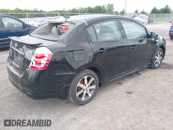 2012 Nissan Sentra S with VIN 3N1AB6AP2CL621571, listed as a IAAI auction lot 42499916 with 135,366 mi miles and . Bid and sale history available at DreamBid. Image 4.