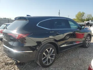 2023 Acura MDX w/Technology Package with VIN 5J8YD9H46PL006981, listed as a Copart auction lot 71974324 with 15,402 mi miles and Salvage Title. Bid and sale history available at carsss.com. Image 3.