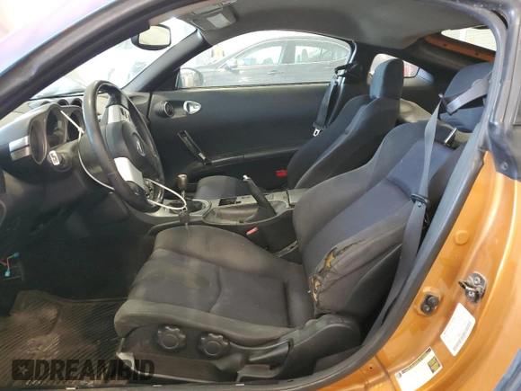 2005 Nissan 350Z Enthusiast with VIN JN1AZ34D45M609202, listed as a Copart auction lot 52929955 with 158,626 mi miles and Salvage Title. Bid and sale history available at carsss.com. Image 7.