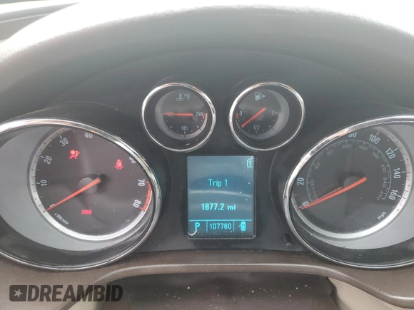 2011 Buick Regal CXL RL1 with VIN 2G4GN5EC0B9179175, listed as a Copart auction lot 87272024 with 107,780 mi miles and Salvage Title. Bid and sale history available at DreamBid. Image 9.