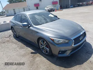 2021 Infiniti Q50 Pure with VIN JN1EV7AP2MM702687, listed as a IAAI auction lot 42132279 with Not provided miles and . Bid and sale history available at DreamBid. Image 1.