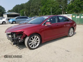 2015 Lincoln MKZ with VIN 3LN6L2GK2FR603783, listed as a Copart auction lot 60038835 with 66,820 mi miles and Salvage title. Bid and sale history available at DreamBid. Image 1.