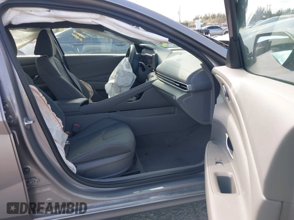 2023 Hyundai Elantra SEL with VIN KMHLS4AG3PU421669, listed as a IAAI auction lot 41278155 with 21,705 mi miles and . Bid and sale history available at DreamBid. Image 5.