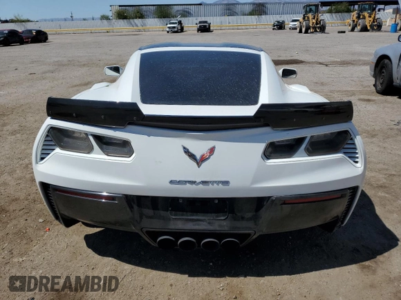 2016 Chevrolet Corvette Z06 2LZ with VIN 1G1YS2D64G5606608, listed as a Copart auction lot 56267255 with 48,711 mi miles and Salvage title. Bid and sale history available at DreamBid. Image 6.