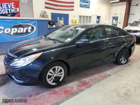 2011 Hyundai Sonata GLS PZEV with VIN 5NPEB4AC8BH194654, listed as a Copart auction lot 51593605 with 197,419 mi miles and Salvage Title. Bid and sale history available at carsss.com. Image 1.