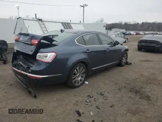 2014 Kia Cadenza Premium with VIN KNALN4D78E5124361, listed as a Copart auction lot 86970534 with 183,228 mi miles and Salvage Title. Bid and sale history available at carsss.com. Image 3.
