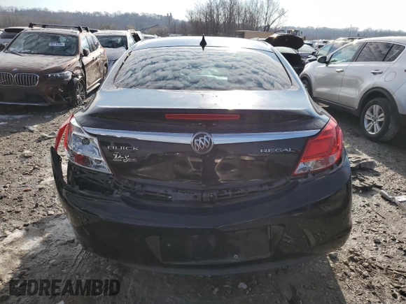 2012 Buick Regal with VIN 2G4GR5EK2C9150614, listed as a Copart auction lot 82626284 with 163,931 mi miles and Salvage Title. Bid and sale history available at carsss.com. Image 6.
