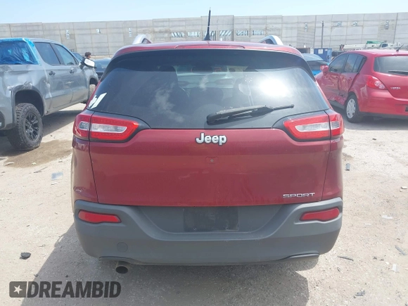 2015 Jeep Cherokee Sport с VIN 1C4PJLAB7FW707115, выставлен на аукционе IAAI как лот 42505969 с пробегом 201 185 миль миль и . История ставок и продаж доступна на DreamBid. Изображение 16.