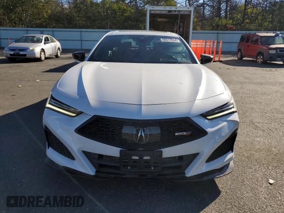 2022 Acura TLX Type S w/Performance Tire with VIN 19UUB7F91NA002465, listed as a Copart auction lot 68217054 with 18,968 mi miles and Salvage Title. Bid and sale history available at carsss.com. Image 5.