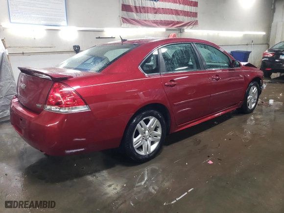 2012 Chevrolet Impala LT Retail with VIN 2G1WB5E37C1327498, listed as a Copart auction lot 46241295 with NaN miles and Salvage Title. Bid and sale history available at carsss.com. Image 3.