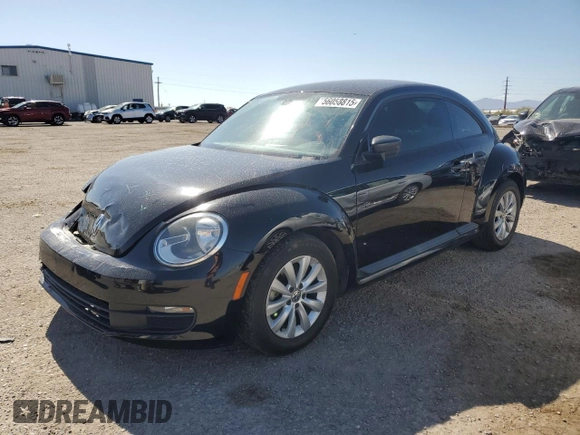 2016 Volkswagen Beetle S с VIN 3VWF07AT3GM606019, выставлен на аукционе Copart как лот 56058815 с пробегом Не указан миль и Списание • Salvage title. История ставок и продаж доступна на DreamBid. Изображение 1.